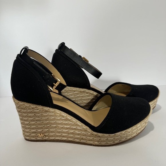 Michael Kors Kendrick Wedge Women’s Black Espradrille US10M - Picture 2 of 9